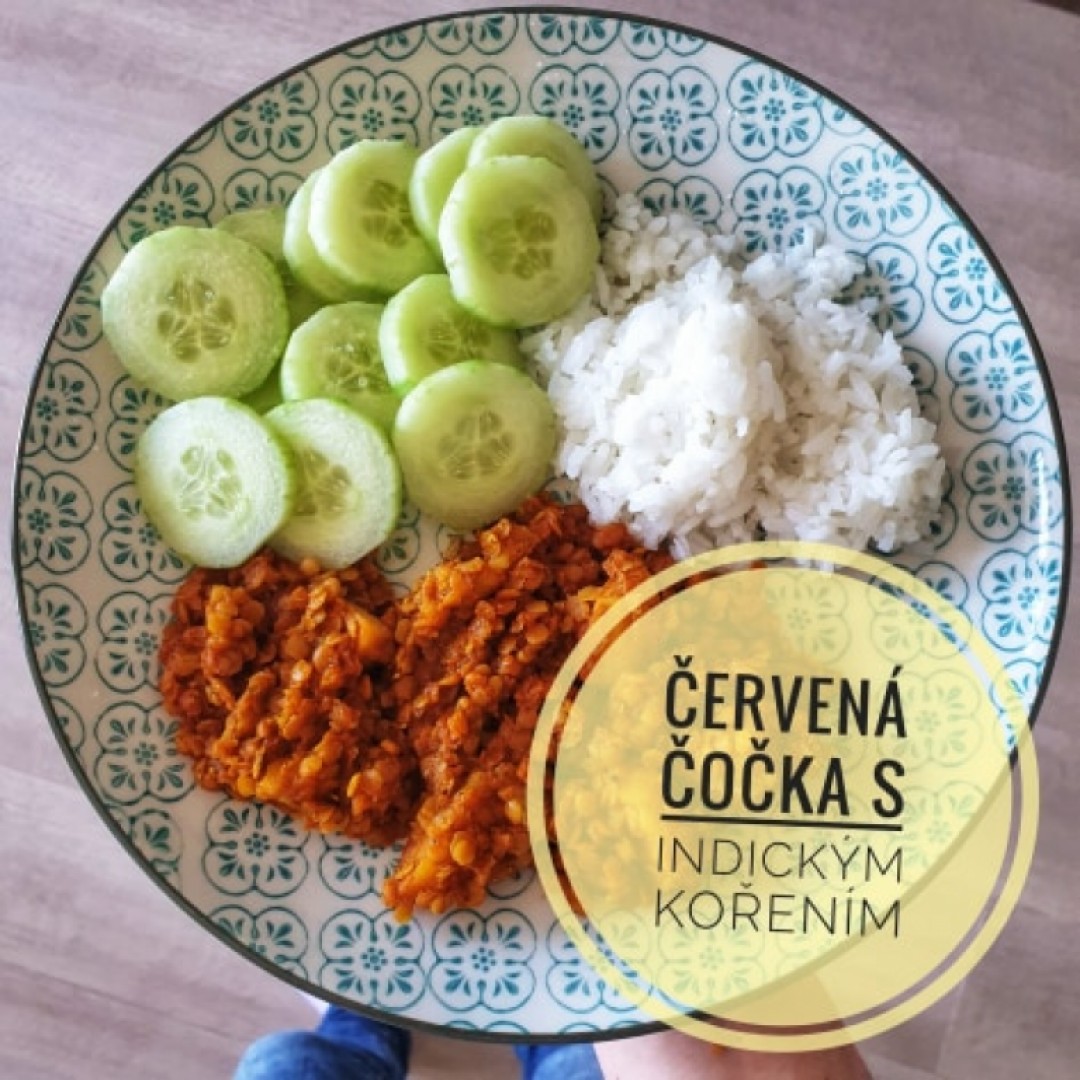 Červená čočka s kořením garam masala