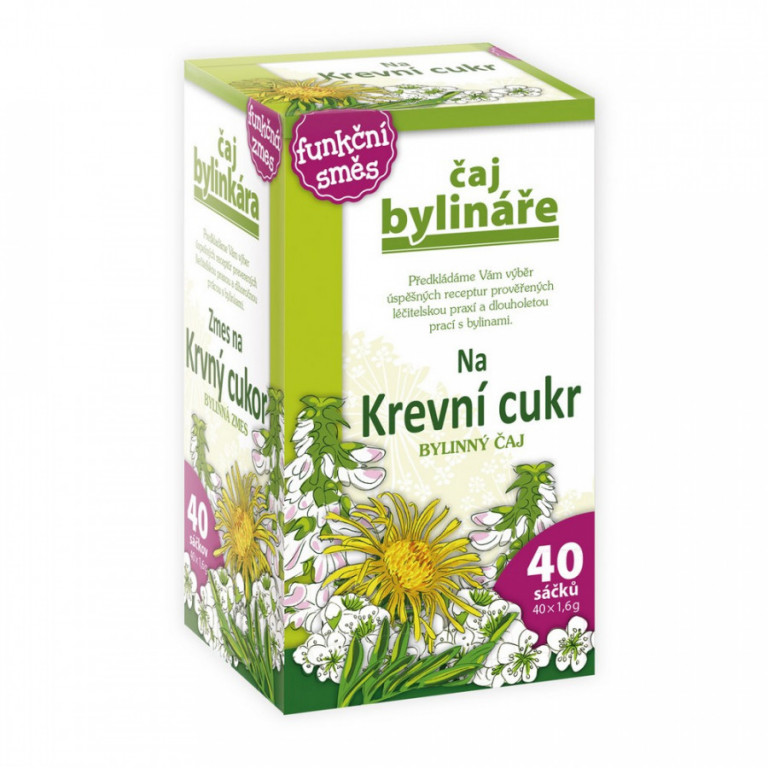 Bylinář Na krevní cukr čaj 40x1,6 g