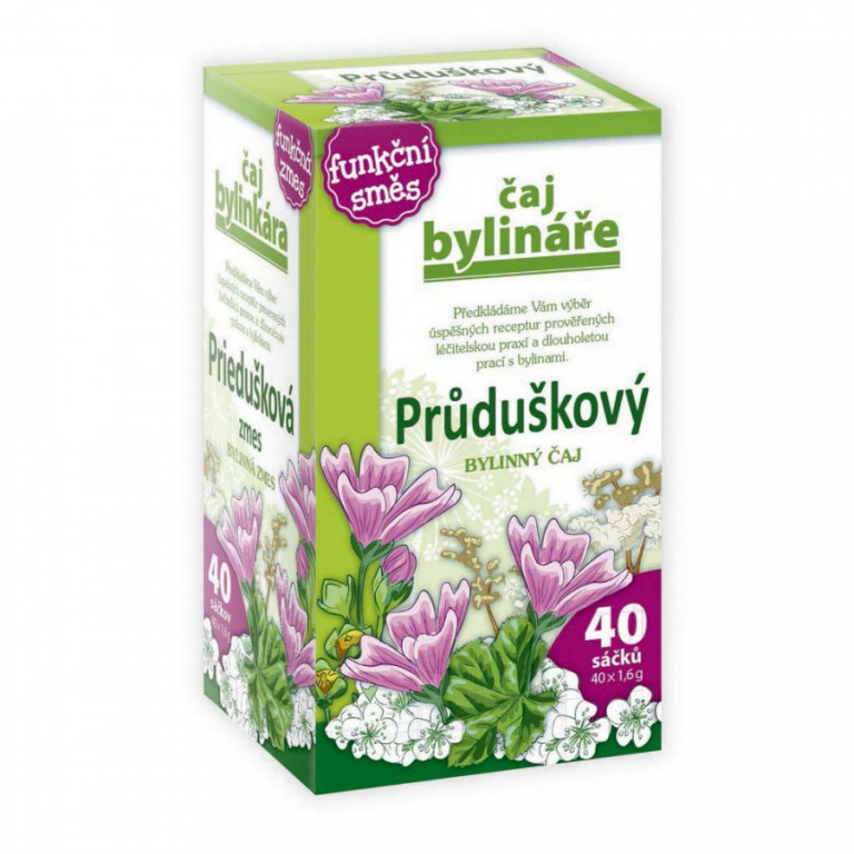Bylinář Průduškový čaj 40x1,6g
