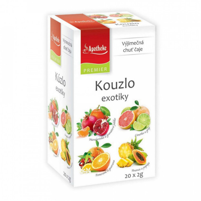 Apotheke PREMIER Kouzlo exotiky čaj 4v1 20x2g 