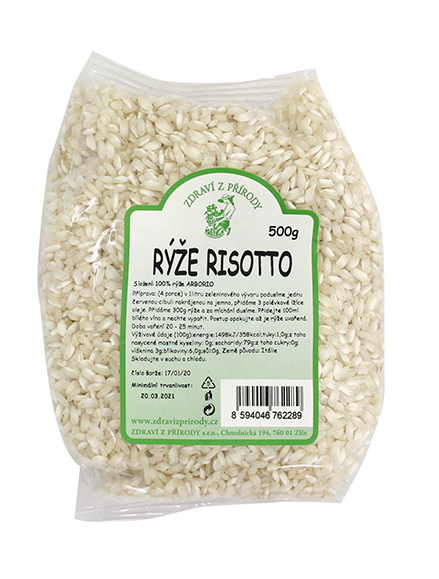 Rýže risotto 500g ZDRAVÍ Z PŘÍRODY