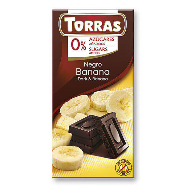 Čokoláda s banánem 75 g TORRAS