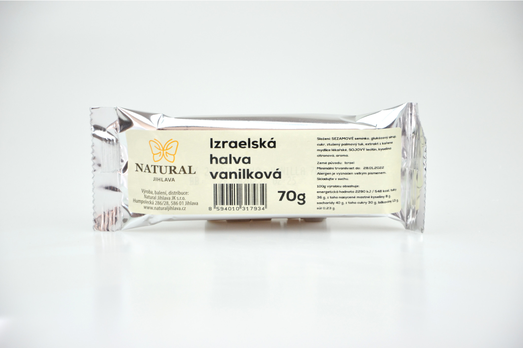 Chalva Izrael vanilka 70 g Natural