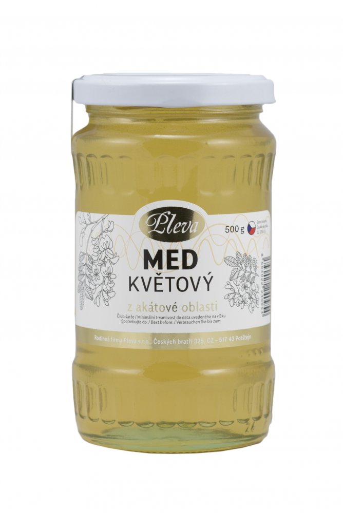 Med květový akátový 500 g PLEVA