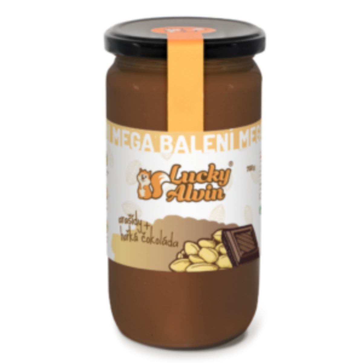 Lucky Alvin - arašídové máslo hořká belgická čokoláda 750 g