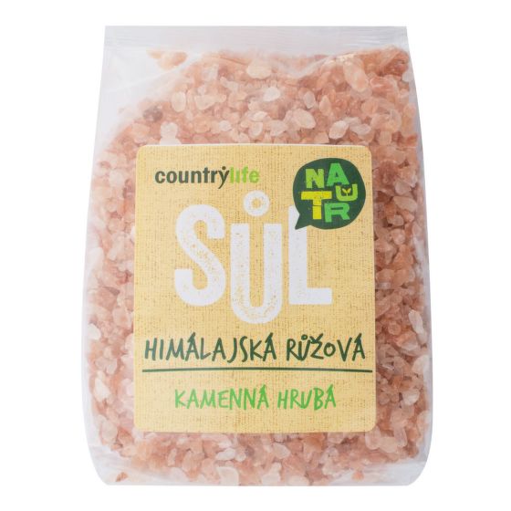 Sůl himálajská růžová hrubá 500 g - Country life