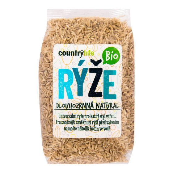 Rýže dlouhozrnná natural 500 g BIO COUNTRY LIFE
