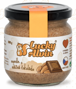 Lucky Alvin mandlové máslo mléčná čokoláda 200 g