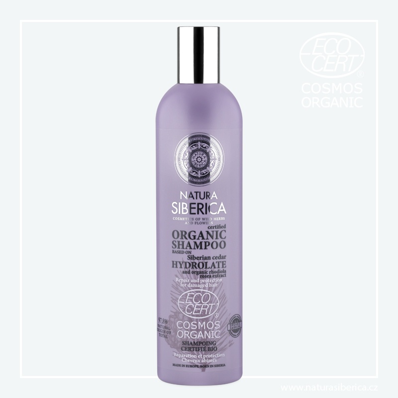 Natura Siberica Šampon pro poškozené vlasy - Regenerace a ochrana 400 ml