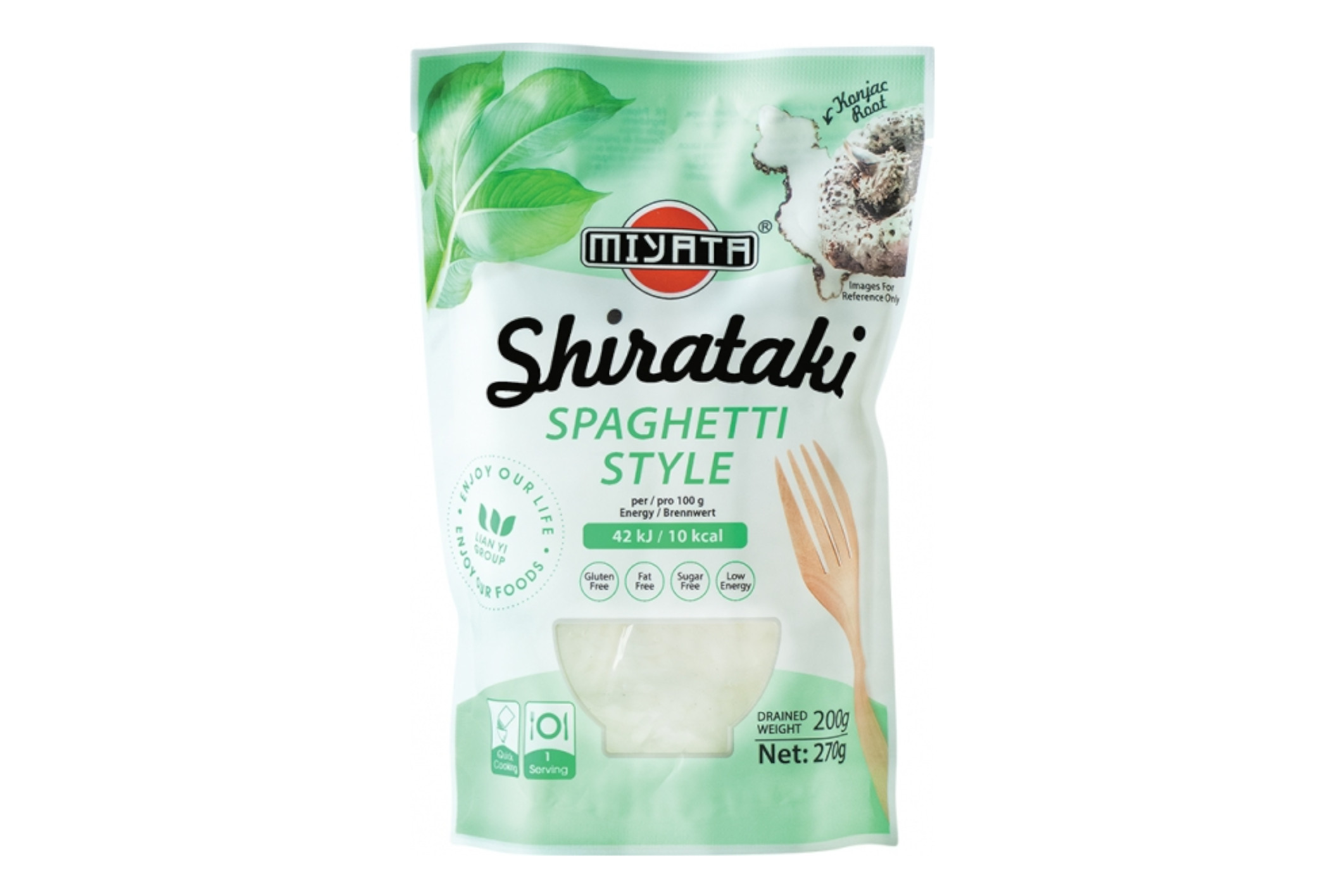 Nudle Shirataki s konjakem tvar špagety 270 g
