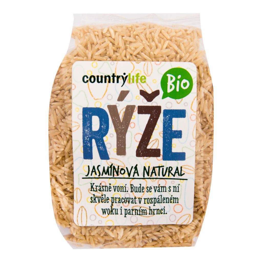 Rýže jasmínová natural 500g BIO COUNTRY LIFE