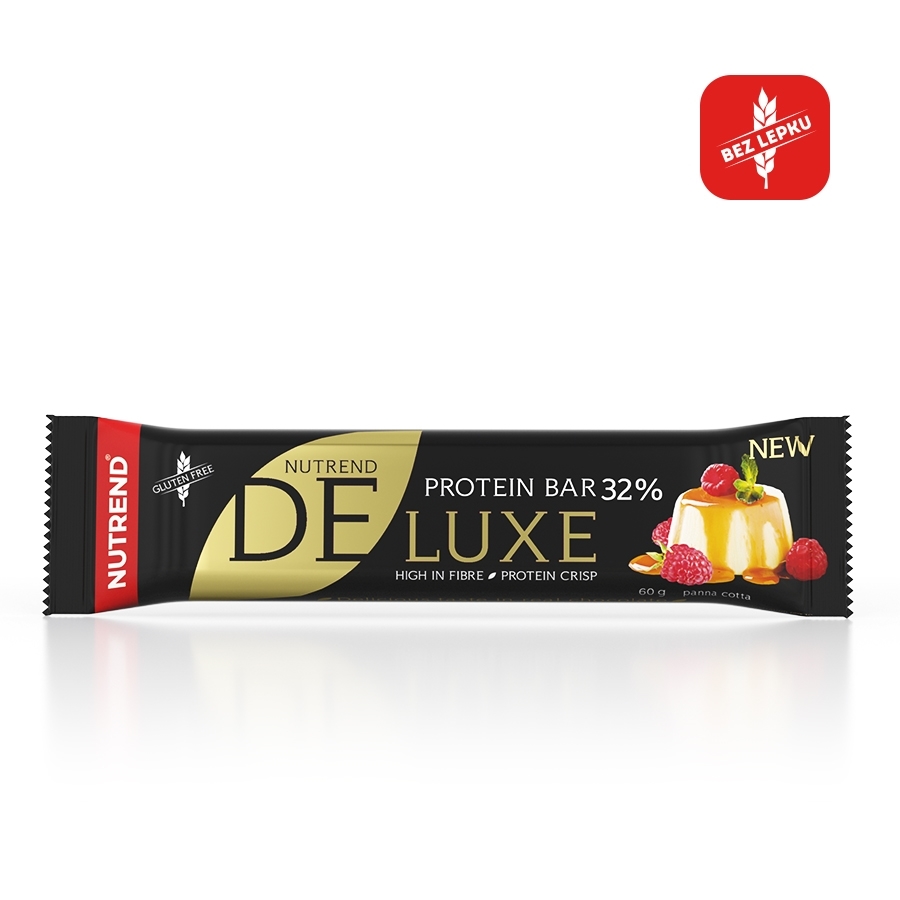 Deluxe Protein Bar Panna cotta v mléčné čokoládě 60 g