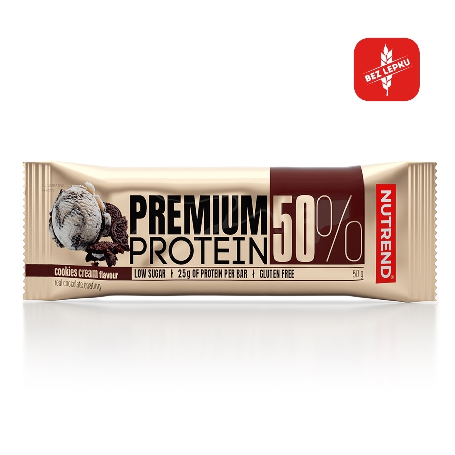 Premium protein bar - Cookies cream 50 g