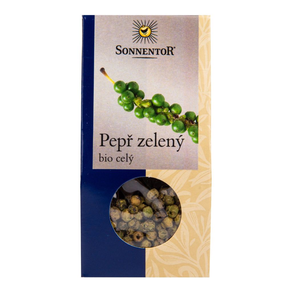 Pepř zelený celý 12 g BIO SONNENTOR
