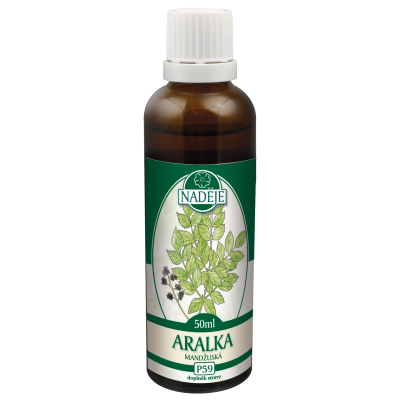 Tinktura z pupenů Aralka mandžuská 50 ml