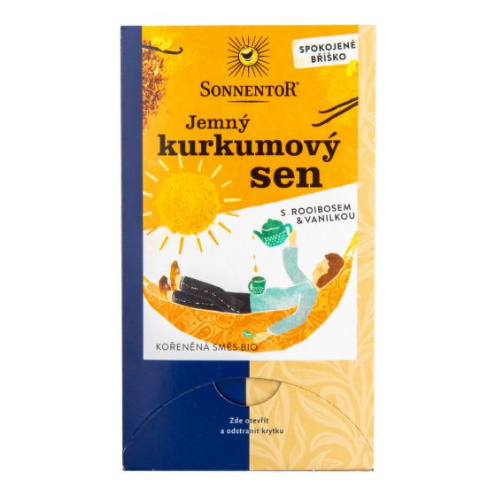 Čaj jemný kurkumový sen 27 g BIO SONNENTOR