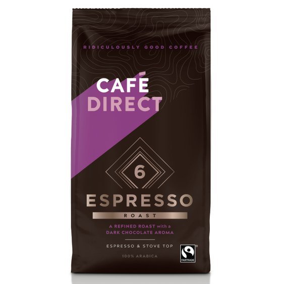 Arabika Espresso mletá káva s tóny hořké čok. 227g
