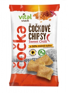 CHIPSY Čočkové Sweet chilli 65 g