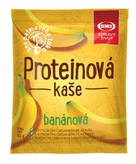Proteinová kaše banánová 65 g SEMIX
