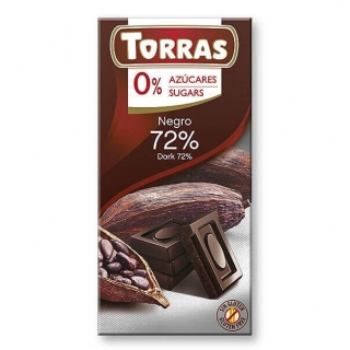 Čokoláda 72 % 75 g TORRAS