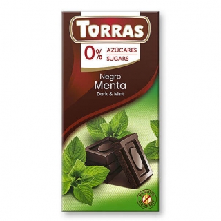 Čokoláda s mátou 75 g TORRAS