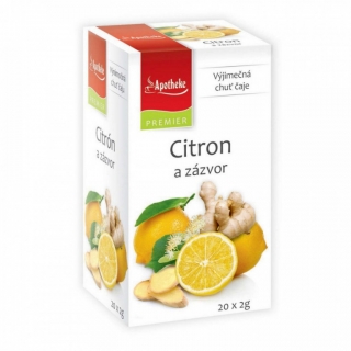 APOTHEKE Citron a zázvor s lípou čaj 20x2g