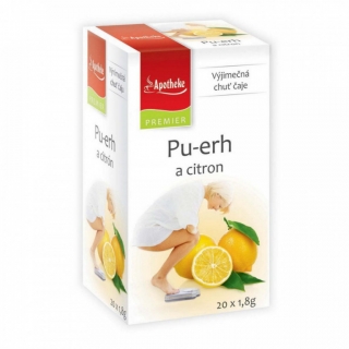 APOTHEKE Pu-Erh a citron čaj 20x1,8g