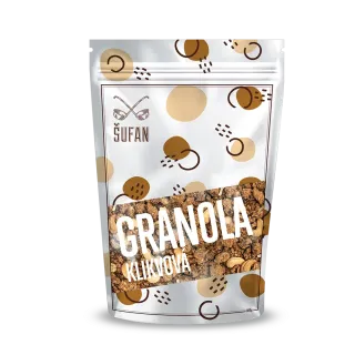 Granola klikvová s kešu oříšky