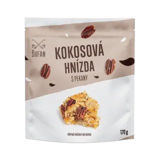 Kokosová hnízda s pekany