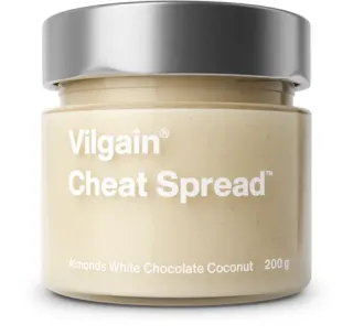 Vilgain Cheat Spread 200 g - mandle s bílou čokoládou a kokosem