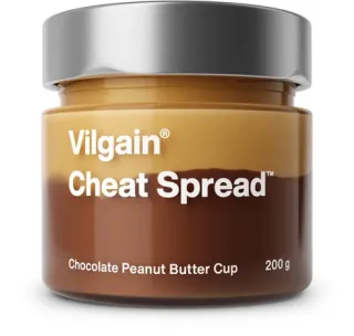 Vilgain Cheat Spread 200 g - Čokoládový košíček plněný arašídovým krémem