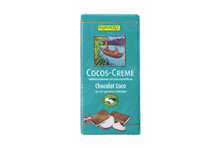 Čokoláda mléčná plněná kokosovým krémem BIO - Rapunzel 100 g