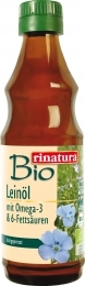 Lněný olej 250 ml BIO za studena lisovaný RINATURA