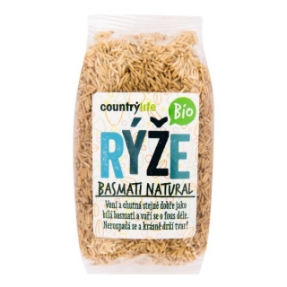 Rýže basmati natural BIO 500g  COUNTRY LIFE