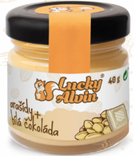 Lucky Alvin arašídové máslo bílá čoko 40 g