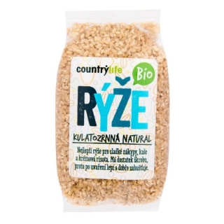 Rýže kulatozrnná natural 500 g BIO COUNTRY LIFE