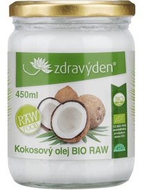 Kokosový olej BIO RAW 450 ml